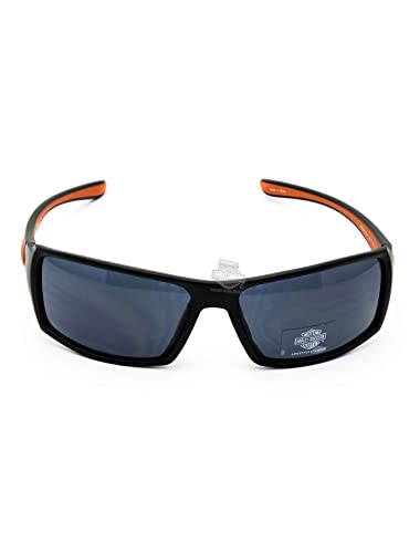 Harley-Davidson Men's Shallow Sport Sunglasses, Matte Black Frame & Smoke Lenses2