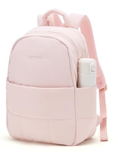 Image of WESTBRONCO Puffer Laptop Backpack for Women Travel Backpack for Women Airplane Approved Backpack with 16'' Laptop Compartment