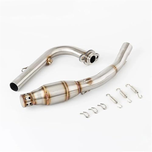Silencieux d'échappement avant moto avec raccord pour Honda PCX 125 et 150 2021-2022
