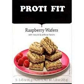 Proti Fit Bariatrix Frambuesa Wafer Square para bajar de peso - 15 gramos de proteína - 5 cajas de ración