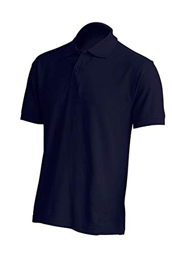JHK Polo Unisex Manica Corta piquè, 100% Cotone