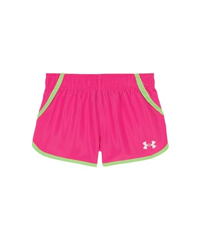 Image of Under Armour Girls' 2-piece Short Sleeve Tee and Shorts Set, Lightweight and Comfortable