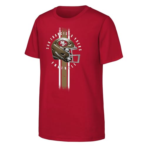Play Hard NFL - Camiseta de San Francisco 49ers, Color Rojo Oscuro