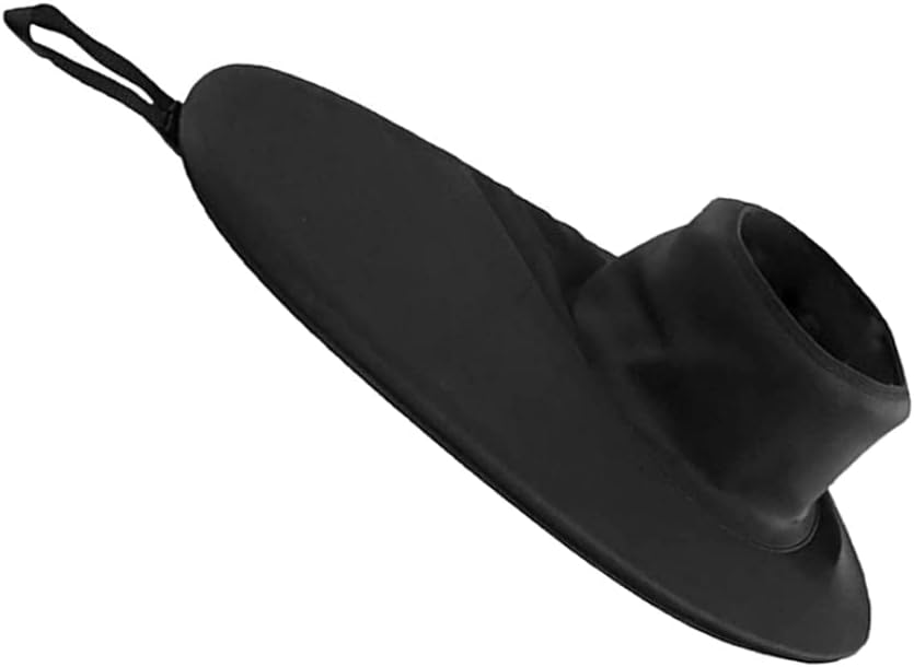 Kayak Spray Skirt Waterproof Skirt for Cockpit Kayaks Water Sports Accessory Black.