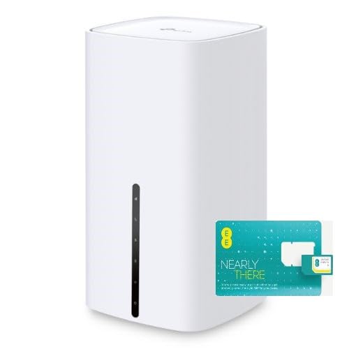 TP Link 5G Archer NX200 WiFi6 Dual Band Gigabit with EE 5G Data SIM Card Bundle