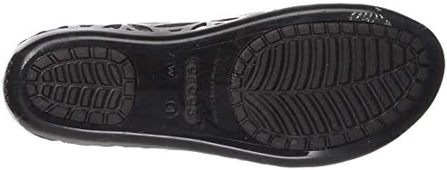 Crocs Women's Isabella Jelly II Flat W Ballet, Black/Black, 4 M US | Image 7