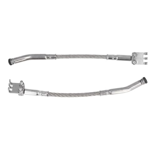 Lybunair Universal Snowmobile Ice Scratchers Kit, 2 Piece Set with Claw Design, Compatible with 2 1/2in Track Heights, Left and Right Side Installation