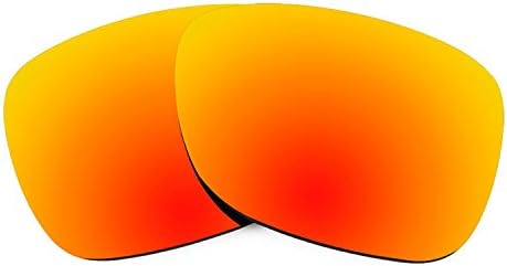 Polarized Replacement Sunglasses Lenses for AcTek Bone Conduction Headphones with UV Protection - Fire Red