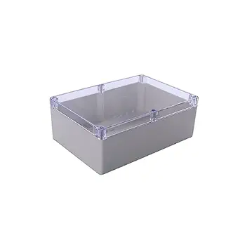 Electrical Boxes, Clear Junction Box ABS Plastic Electrical Box Dustproof Waterproof IP65 Univer, Electrical Project Enclosure Case with Clear Cove,?Aicosineg?