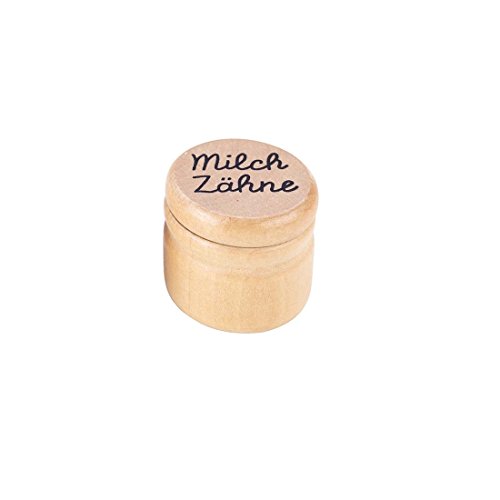Holzdose Milch Zähne, Milchzahndose 3 x 4 cm GOKI GK202