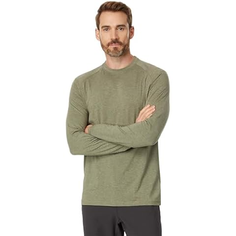 tasc Performance Men's Carrollton Long Sleeve Shirt, Cactus Heather Cover