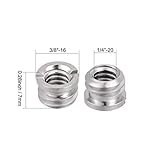 uxcell-14-Female-to-38-Male-Threaded-Screw-Adapter-for-Microphone-Stand-4pcs