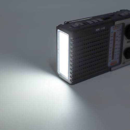 Radio portátil AM FM SW Bluetooth USB recargable miniatura 6
