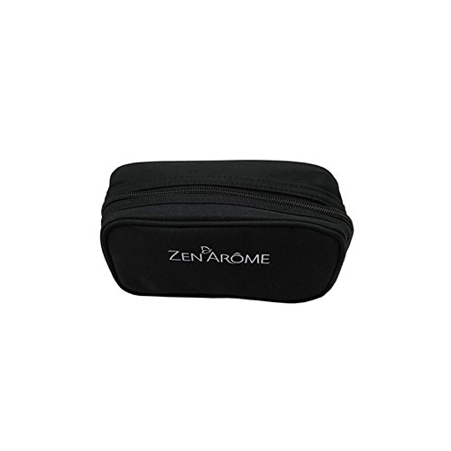 Trousse de Rangement pour Huiles Essentielles - Noire - 10 Emplacements - Accessoire Aromathérapie - Transport Facile et Protection des Flacons - Rangement Pratique - Faible Encombrement - Zen'Arôme Cover