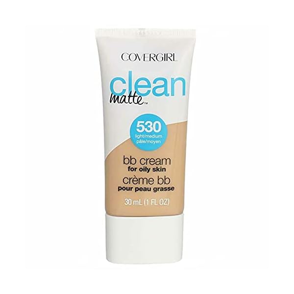 COVERGIRL - Clean Matte BB Cream, Oil-Free, Long-Lasting, Sensitive Skin, Lightweight, 100% Cruelty-Free
