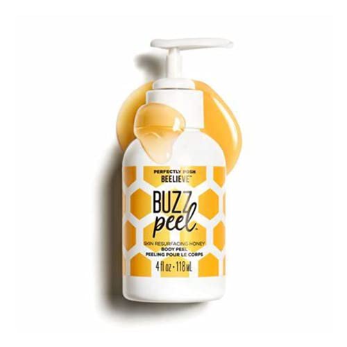 Perfectly Posh BUZZ PEEL Skin Resurfacing Honey Body Peel, Pump Style Application, 4 fl. oz.