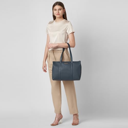 Image of Caprese Basil Large Tote Bag for Women with Shoulder Straps | Fits Up to 16 Inch Laptop| Stylish Handheld Bag, Multi-Compartment Design for Work, Travel, Shopping | Essentials & Daily Use