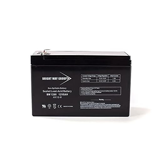 Bright Way Group 12V 8AH SLA Battery F1 Terminal