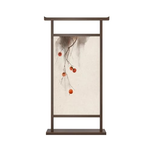 Biombo Separador de Espacios Biombo Simple de Estilo Chino for Suelo, for decoración del hogar, Sala Estar, Dormitorio, Fondo Pared, Oficina, partición privacidad Divisor de Habitacion