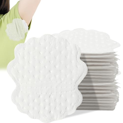AffeGifts Armpit Sweat Pads, 30 Pcs Disposable Underarm Sweat Pads for Women Men Invisible Armpit Sweat Patches Self Adhesive Perspiration Pad for Clothes T-Shirt (30)