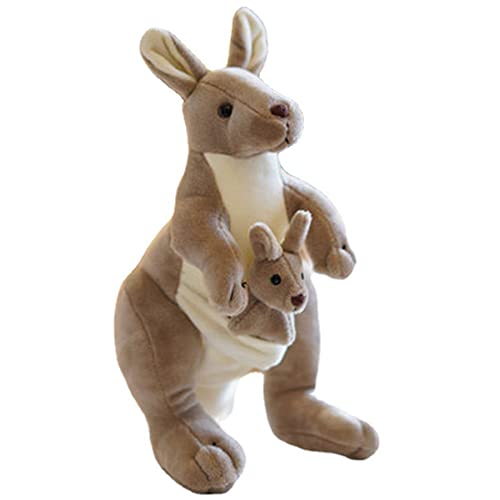 Ruzucoda Plush Kangaroo Stuffed Animals Toys Dolls Gifts for Kids Boys Girls 11 Inches
