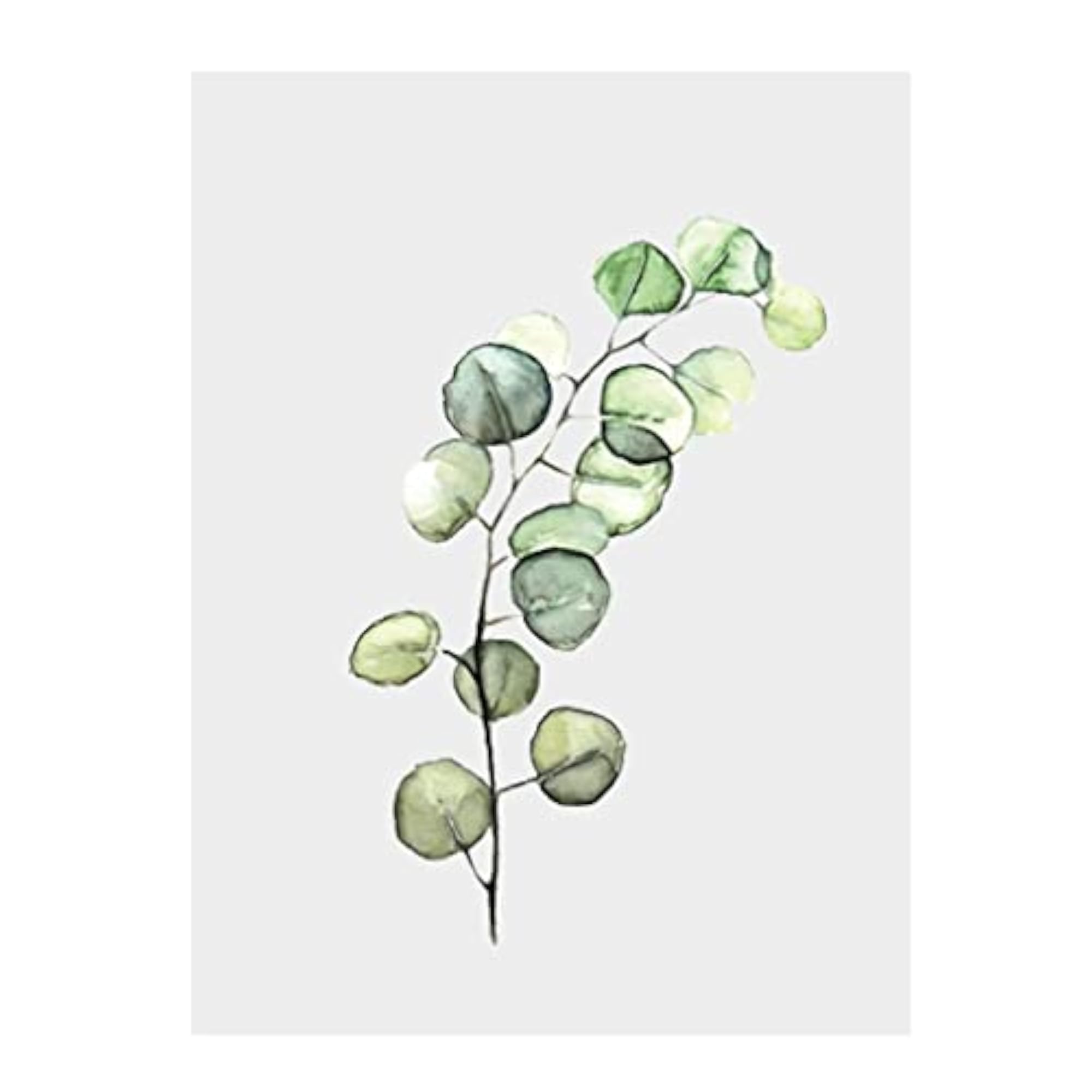 Canvas Print Painting Green Plants, Home Decorative Wall Art