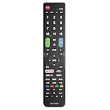 POTRRCIUSUER 東芝 レグザ用テレビリモコン【設定済み】東芝液晶テ レビ REGZA機種対応 レグザ液晶テレビ汎用 「信号LEDを2つ搭載」 高齢者に優しいリモコン 太字ボタン