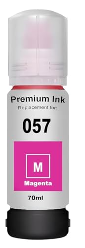 Image of Refill Ink 057 Compatible with Epson L8050, L18050, L8150W Printer (057 Magenta Ink 1 Pcs)