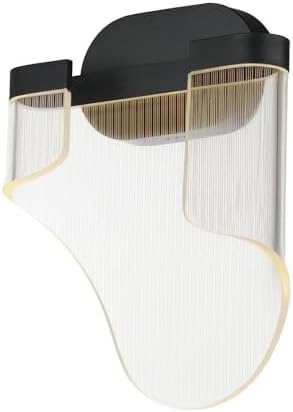 ET2 E24770-133BK Sonata Wall Sconce, 1-Light 10 Watts, Black