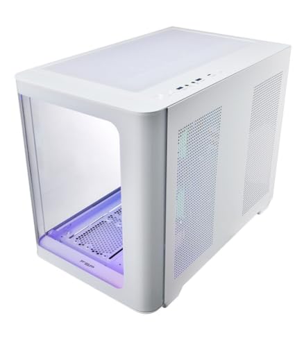 Boîtier Micro-ATX FSP S380-WA Blanc châssis PC Mini-ITX compact - 4