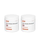 Zinc Oxide 20 % Skin Protectant Ointment for Diaper Rash, Chaffed Skin 1 Lb. Jar Pack of 2 Jars Total 2 Lb's (2)