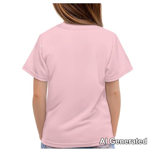 Image of Xhuibop Kids Tshirts Girls Boys 3-16 Years Summer Clothes for Teens Loose Fitting Tops