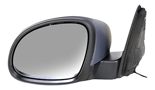 Kool Vue Driver Side Power Heated Mirror for Volkswagen Tiguan 2009-2017 Manual Fold With Signal Light; Without Memory & Puddle Lamp Paintable