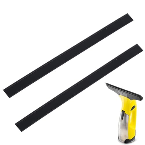 Lote de 2 Labios de Goma para Aspiradora de Ventana 280 mm, Reemplazo de Raclette para Kärcher WV1 WV2 WV5 WV50 WV55 WV60 WV75 - Lote de 3 Labios Flexibles, Compatible con Aspiradora Inalámbrica