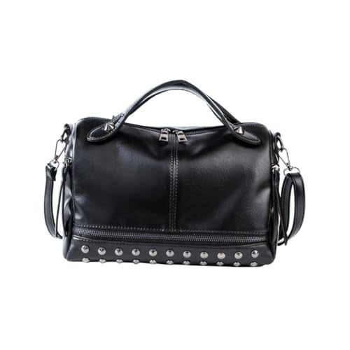 Paquet à bandoulière femme rivets petit format pratique contre l'encombrement