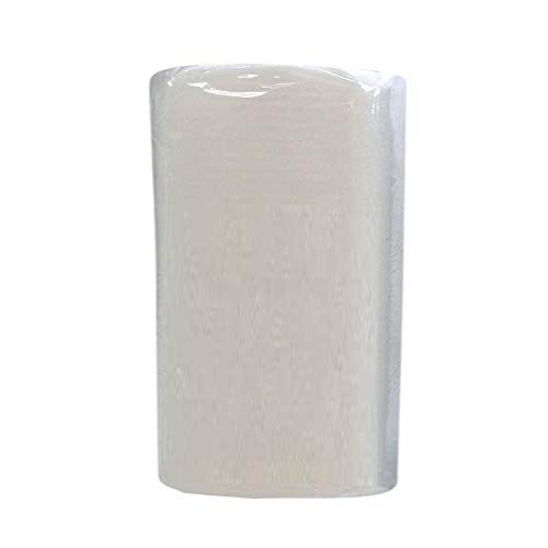 Water Soluble Stabilizer for Embroidery Topping Film (8 in x 50 yd Roll), Seneme 35um Clear Embroidery Stabilizers - Wash Away Embroidery Stabilizer for Machine Embroidery Stabilizer and Hand Sewing