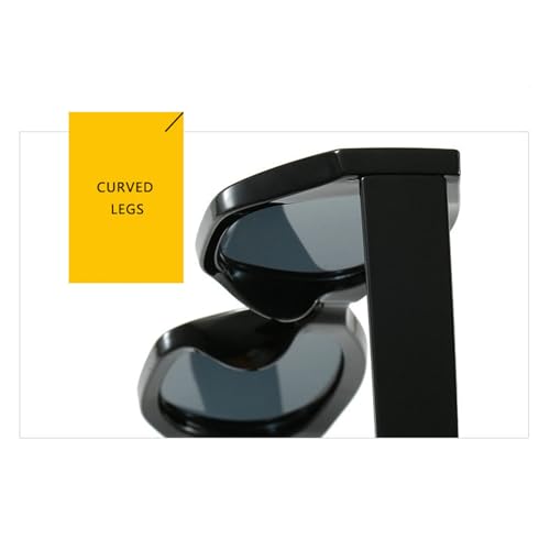 willochra Small cat eye Polygon Sunglasses Men Luxury Frameless black Sun Glasses for Women Vintage Square Eyewear Shades 5