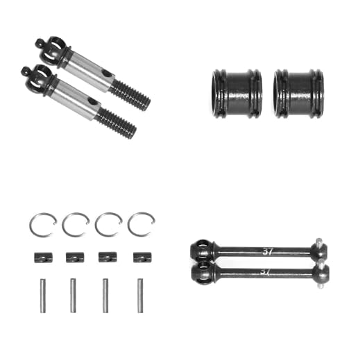 RC���[�V���O�p�[�c For Tamiya For Tt02 XV01 XV02 37mm 39mm 42mm �h�b�O�{�[���Z�b�g ���^���h���C�u�V���t�g Cvd�h���C�u�V���t�g RC�J�[�A�b�v�O���[�h�p�[�c�A�N�Z�T���[(37mm Set)