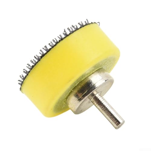 Eawfgtuw Almohadilla de lijado de 25 mm con vástago de 3 mm, poliuretano + almohadilla de respaldo de metal para herramientas giratorias D4000 D3000, compatible con lijadora y taladro eléctrico, color