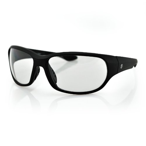 ZANheadgear New Jersey Sunglass with Matte Black Frame and Clear Lenses