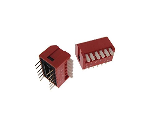 6 Position DIP Switch 2.54mm 0.1