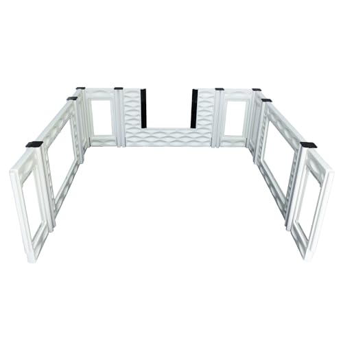 EZwhelp EZclassic 3-Wall Windowed Add-On Room for EZclassic Dog Whelping Box Extension for Whelping Box for Dogs 48 x 48