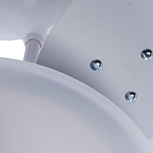 Venti-Delta 413100 Ventilador de Teto Magnes 3 Pás Laqueadas 127 V C3V, Branco