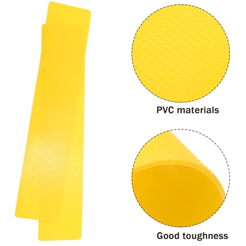 Marqueurs de court de tennis jaune en PVC pour l'entraînement de football au club - 3