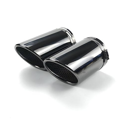 Tuyau d'échappement de voiture haut de gamme en acier noir pour une finition esthétique épurée