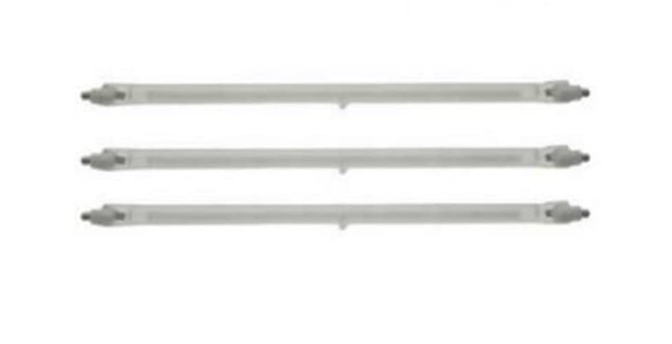  KIT 3 RESISTENZE RESISTENZA ALOGENE TUBO STUFA ALOGENA 400 W - LUNGHEZZA 27 cm