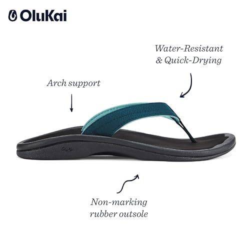 Image of OluKai Ohana Women's Sandals, Water Resistant Flip Flops with Arch Support