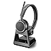 Produktbild Plantronics Voyager 4220Office Headset (Poly) Stereo Bluetooth-Kopfhörer mit Bügel-Mikrofon, Noise-Cancelling & Ladestation USB-C, Anschluss an PC, Mac, Mobil-/Festnetztelefon, Teams, Zoom & mehr