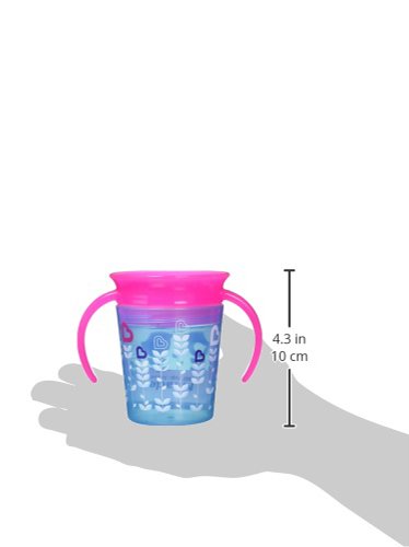 Munchkin Miracle 360 Trainer Cup, Pink/Blue, 2 Count