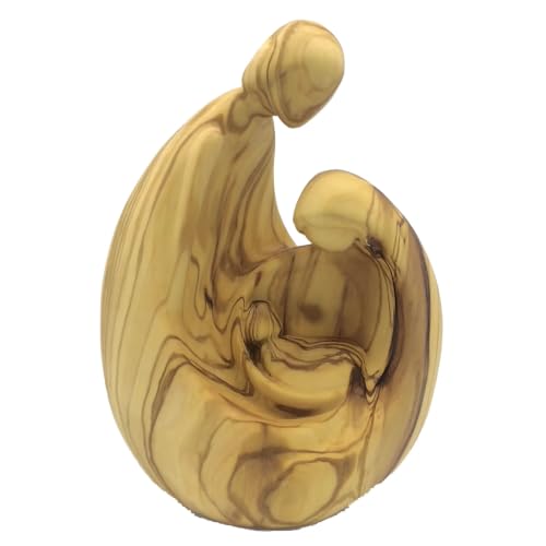 Crèche de Noël moderne en bois de 11 cm, le cadeau traditionnel idéal
